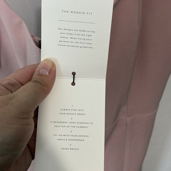 NWT Revolve Nookie Divine Dusty Rose Sweetheart Midi Dress Women’s Size XXL - Picture 8 of 11